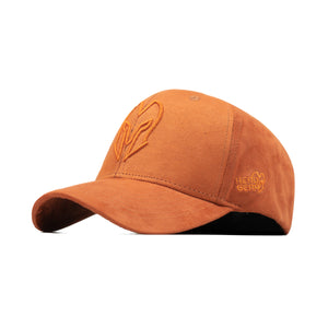 HEAD GEAR ORANGE SUPER SUEDE CAP