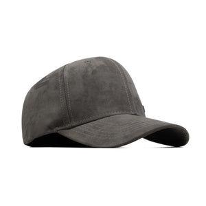 HEAD GEAR GREY STRUCTURED RUSTIC METAL PATCH CAP