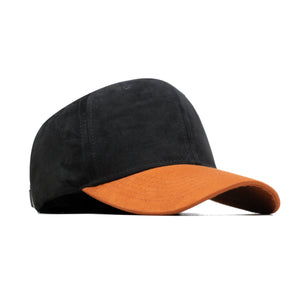 HEAD GEAR BLACK ORANGE DUAL TONE STRUCTURED CAP