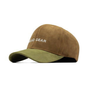 HEAD GEAR BROWN OLIVE DUAL TONE CAP