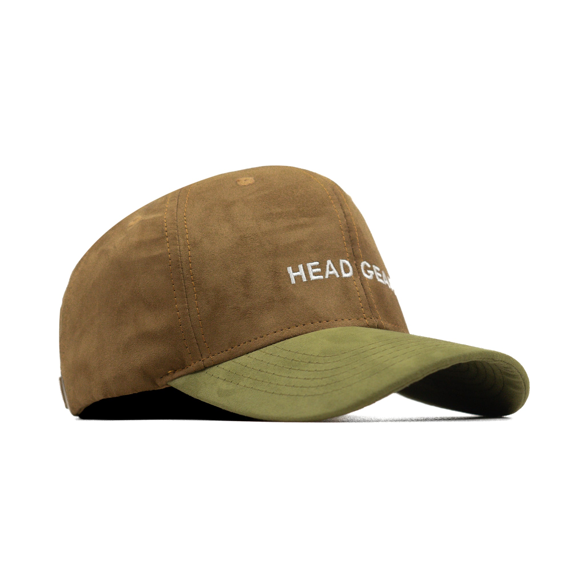 HEAD GEAR BROWN OLIVE DUAL TONE CAP