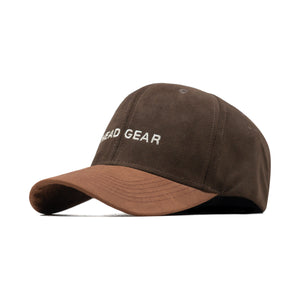 HEAD GEAR DARK CHOCOLATE BROWN DUAL TONE CAP