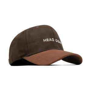 HEAD GEAR DARK CHOCOLATE BROWN DUAL TONE CAP