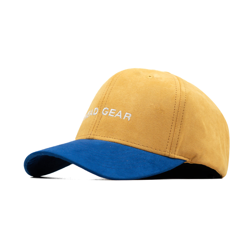 HEAD GEAR YELLOW BLUE DUAL TONE CAP