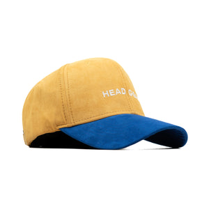 HEAD GEAR YELLOW BLUE DUAL TONE CAP