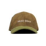 HEAD GEAR BROWN OLIVE DUAL TONE CAP