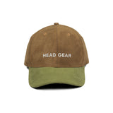 HEAD GEAR BROWN OLIVE DUAL TONE CAP