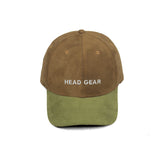 HEAD GEAR BROWN OLIVE DUAL TONE CAP
