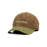 HEAD GEAR BROWN OLIVE DUAL TONE CAP