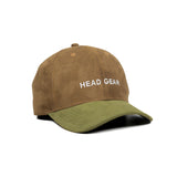 HEAD GEAR BROWN OLIVE DUAL TONE CAP
