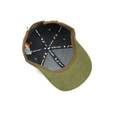 HEAD GEAR BROWN OLIVE DUAL TONE CAP