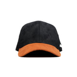 HEAD GEAR BLACK ORANGE DUAL TONE STRUCTURED CAP