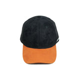 HEAD GEAR BLACK ORANGE DUAL TONE STRUCTURED CAP