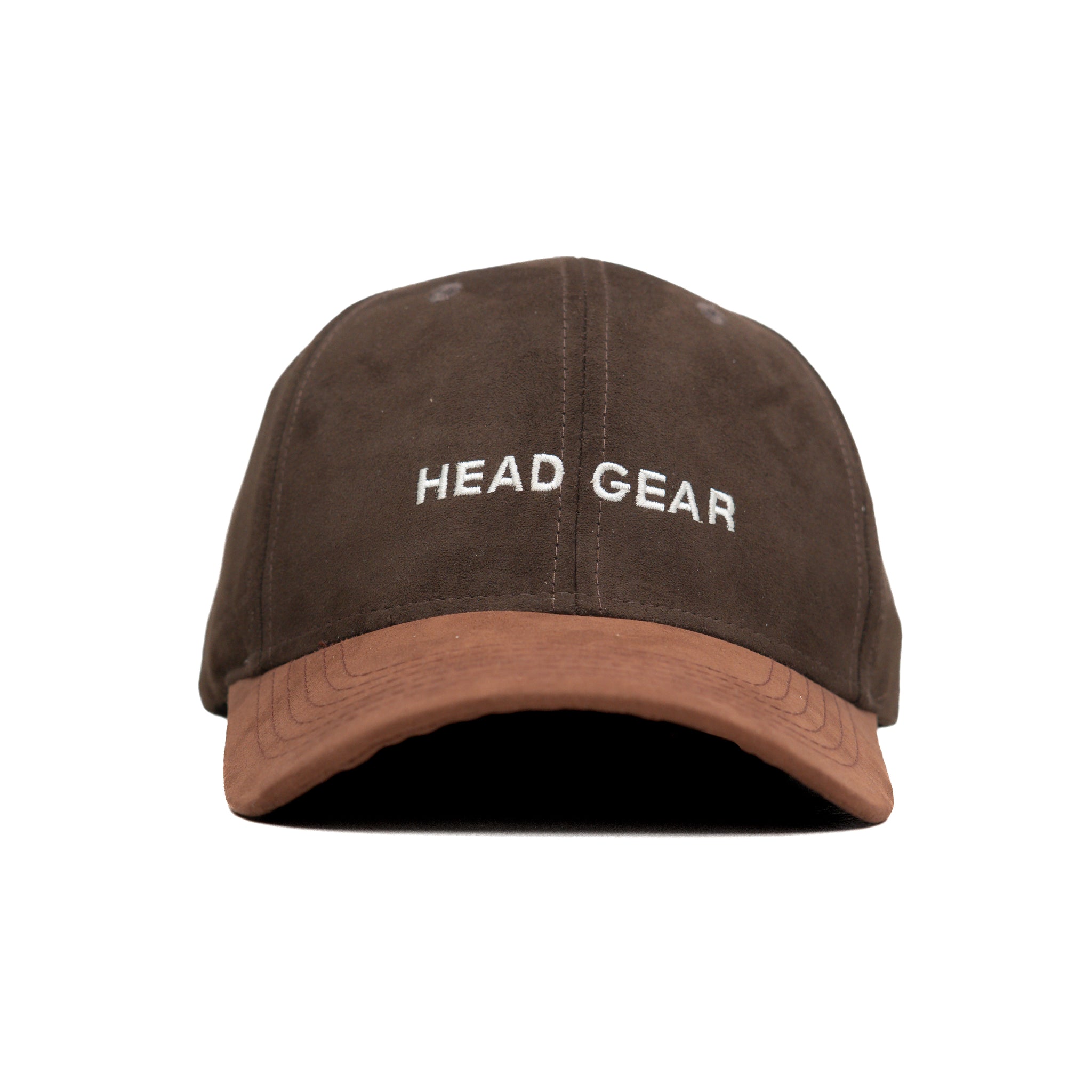 HEAD GEAR DARK CHOCOLATE BROWN DUAL TONE CAP