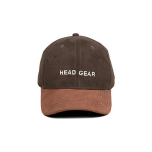 HEAD GEAR DARK CHOCOLATE BROWN DUAL TONE CAP
