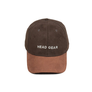 HEAD GEAR DARK CHOCOLATE BROWN DUAL TONE CAP
