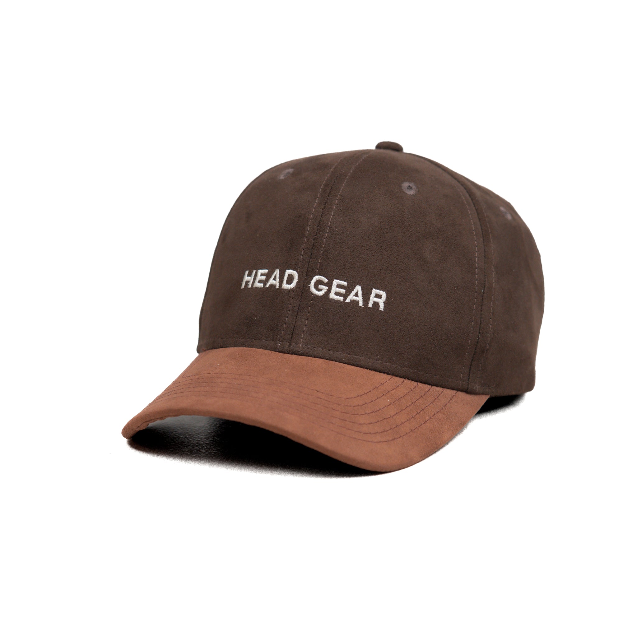 HEAD GEAR DARK CHOCOLATE BROWN DUAL TONE CAP