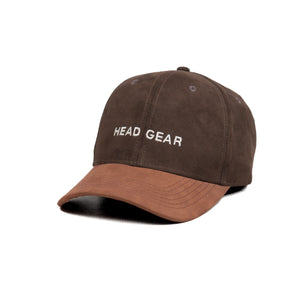 HEAD GEAR DARK CHOCOLATE BROWN DUAL TONE CAP