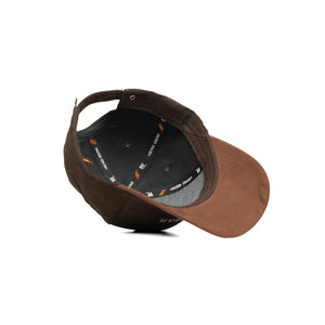 HEAD GEAR DARK CHOCOLATE BROWN DUAL TONE CAP
