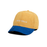 HEAD GEAR YELLOW BLUE DUAL TONE CAP