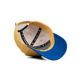 HEAD GEAR YELLOW BLUE DUAL TONE CAP