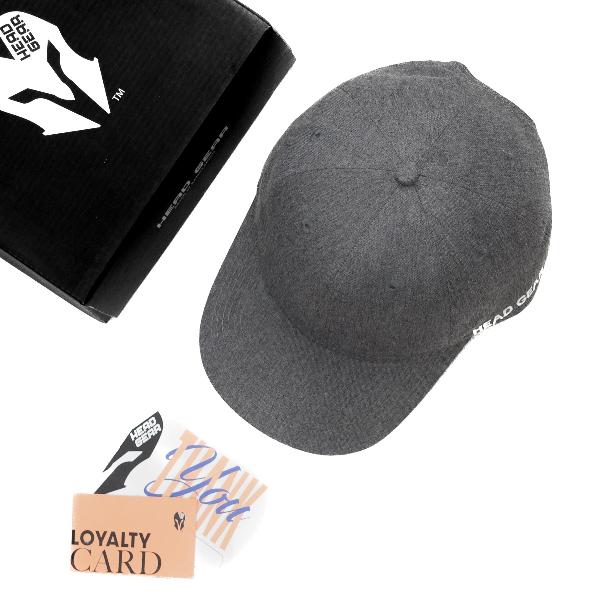 HEAD GEAR BASIC GREY MELANGE CAP