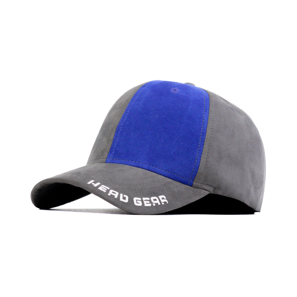 HEAD GEAR MISMATCHED GREY AND BLUE CAP