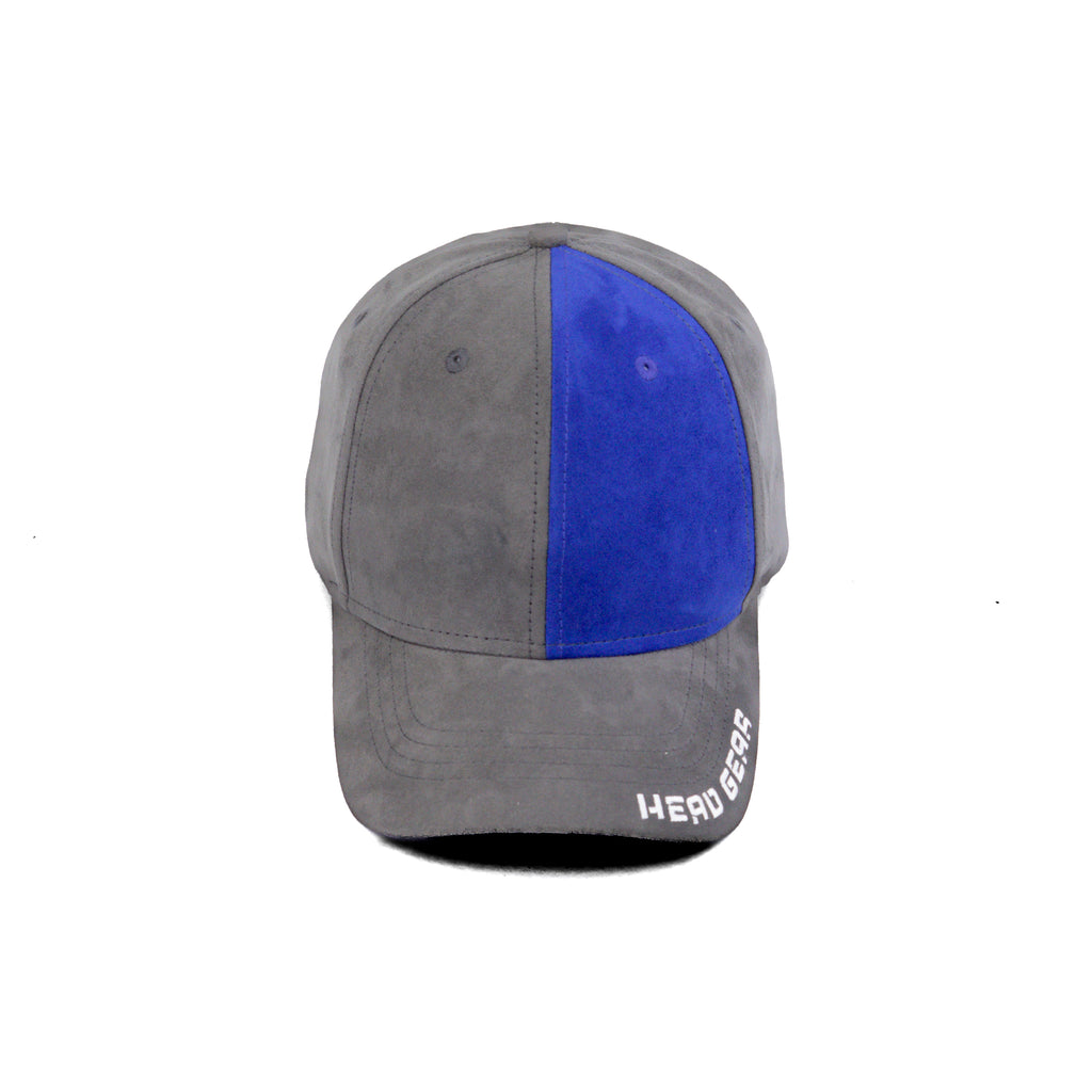 HEAD GEAR MISMATCHED GREY AND BLUE CAP