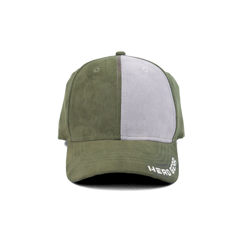 HEAD GEAR MISMATCHED OLIVE AND GREY CAP