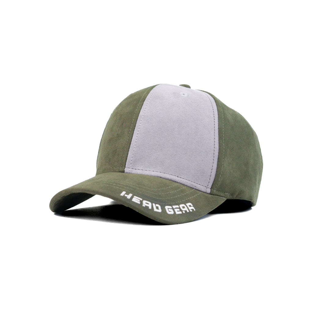 HEAD GEAR MISMATCHED OLIVE AND GREY CAP