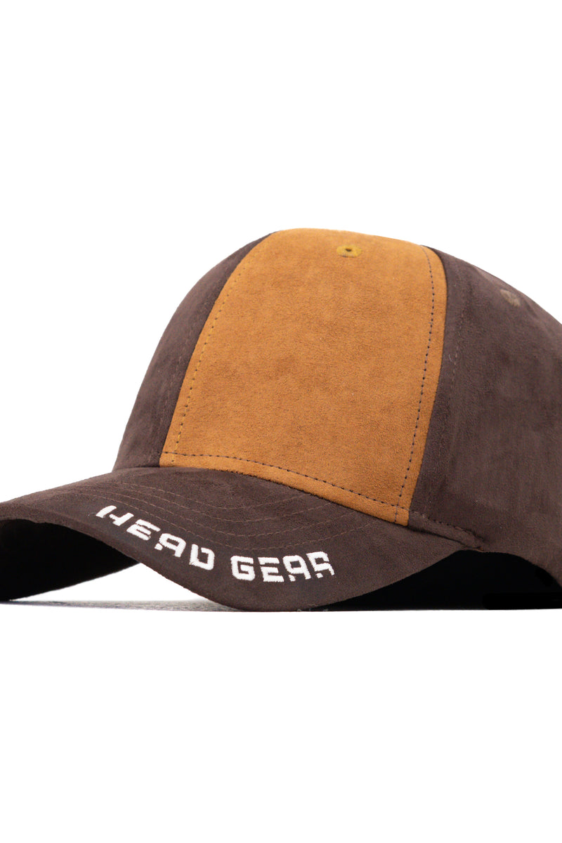 HEAD GEAR MISMATCHED CHOCOLATE AND BROWN CAP