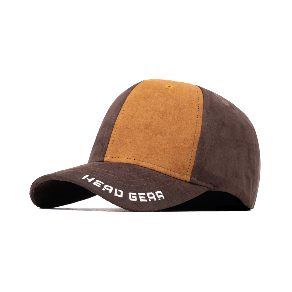 HEAD GEAR MISMATCHED CHOCOLATE AND BROWN CAP