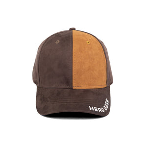 HEAD GEAR MISMATCHED CHOCOLATE AND BROWN CAP