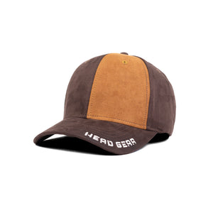 HEAD GEAR MISMATCHED CHOCOLATE AND BROWN CAP