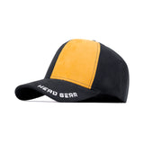 HEAD GEAR MISMATCHED BLACK AND YELLOW CAP