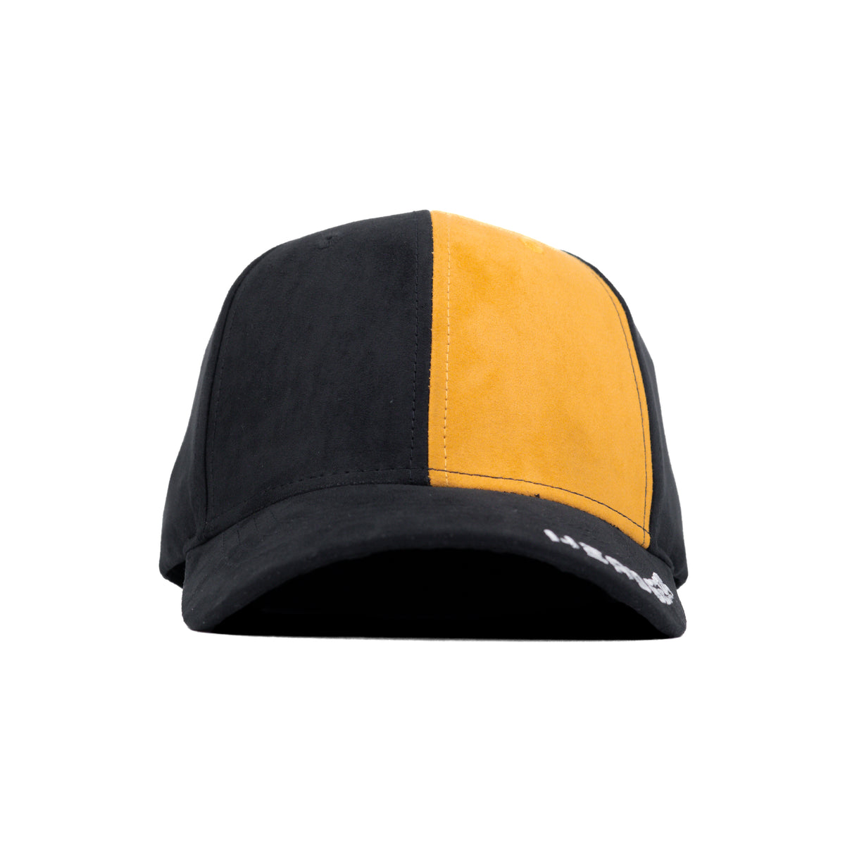 HEAD GEAR MISMATCHED BLACK AND YELLOW CAP