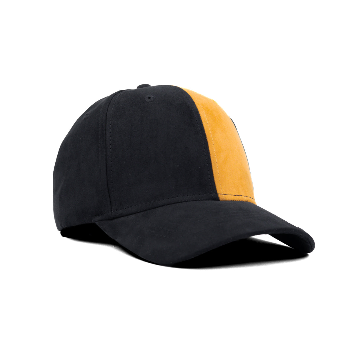 HEAD GEAR MISMATCHED BLACK AND YELLOW CAP