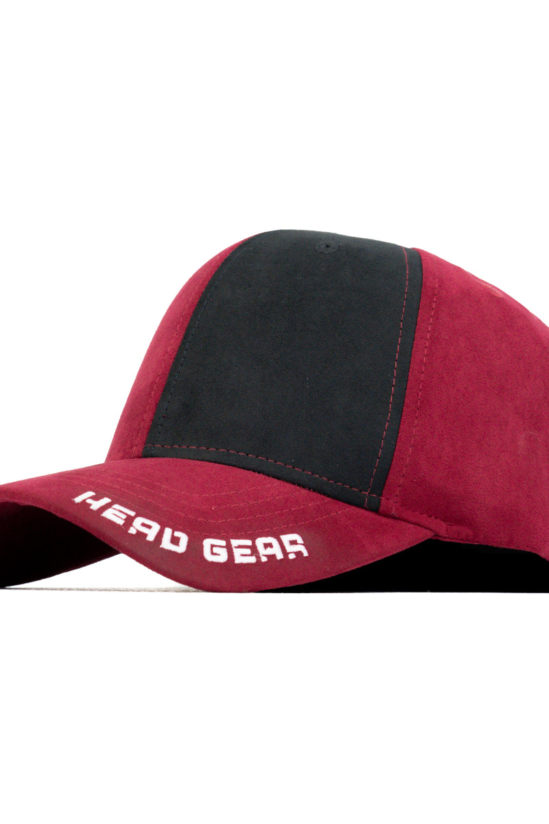 HEAD GEAR MISMATCHED RED AND BLACK CAP