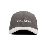HEAD GEAR GREY WHITE DUAL TONE CAP