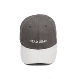 HEAD GEAR GREY WHITE DUAL TONE CAP