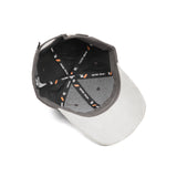 HEAD GEAR GREY WHITE DUAL TONE CAP