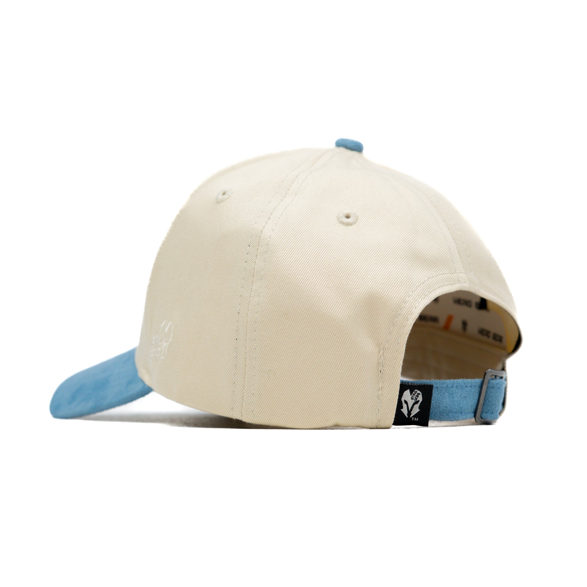 HEAD GEAR OFF WHITE AND SKY BLUE STRUCTURED CAP