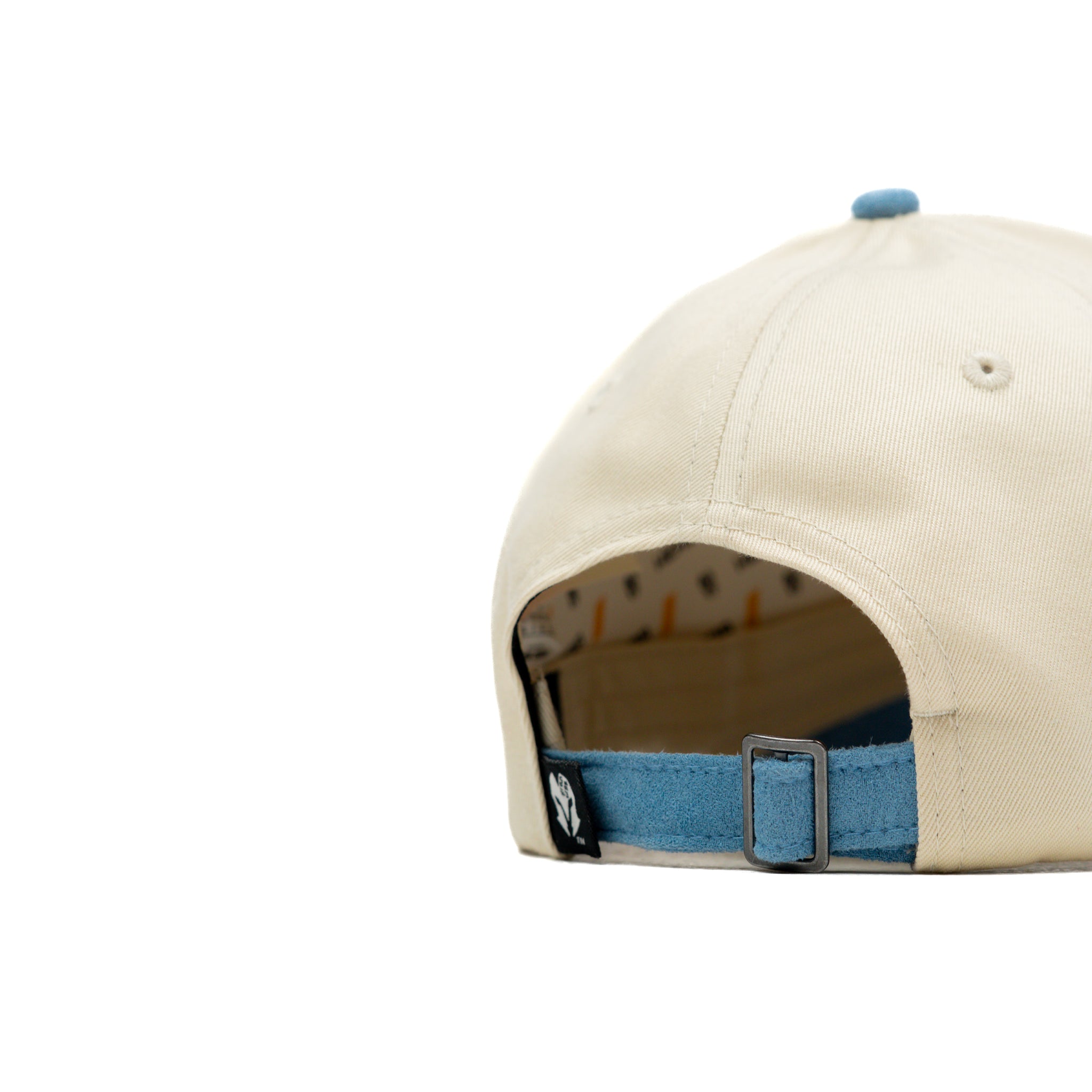 HEAD GEAR OFF WHITE AND SKY BLUE STRUCTURED CAP