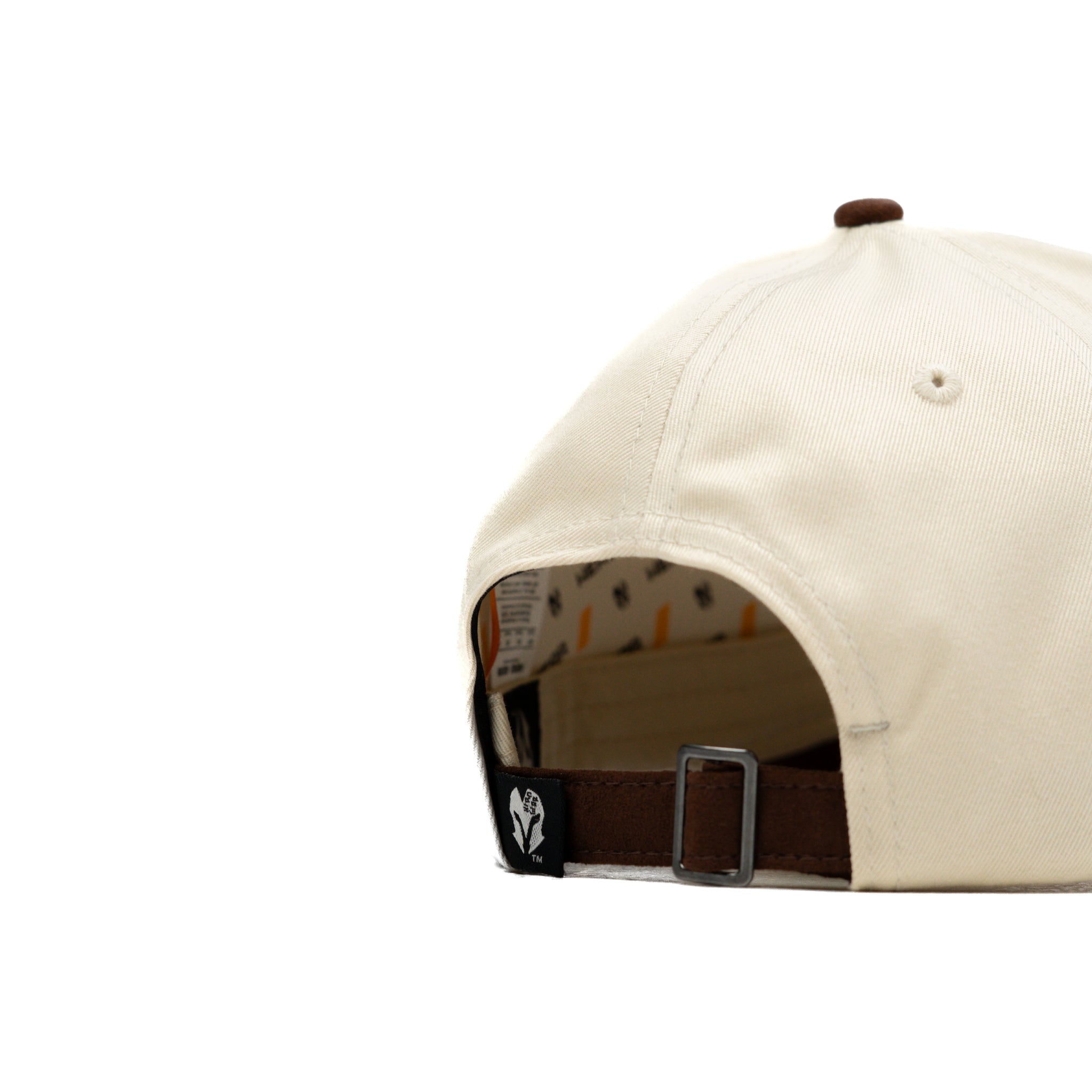HEAD GEAR OFF WHITE AND CHOCOLATE STRUCTURED CAP
