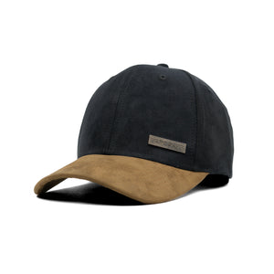 HEAD GEAR BLACK OLIVE DUAL TONE RUSTIC METAL STRUCTURED CAP