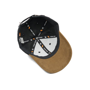 HEAD GEAR BLACK OLIVE DUAL TONE RUSTIC METAL STRUCTURED CAP