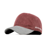 HEAD GEAR CHOCOLATE GREY DUAL TONE CORD CAP