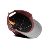 HEAD GEAR CHOCOLATE GREY DUAL TONE CORD CAP