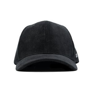 HEAD GEAR BLACK CORDUROY STRUCTURED CAP