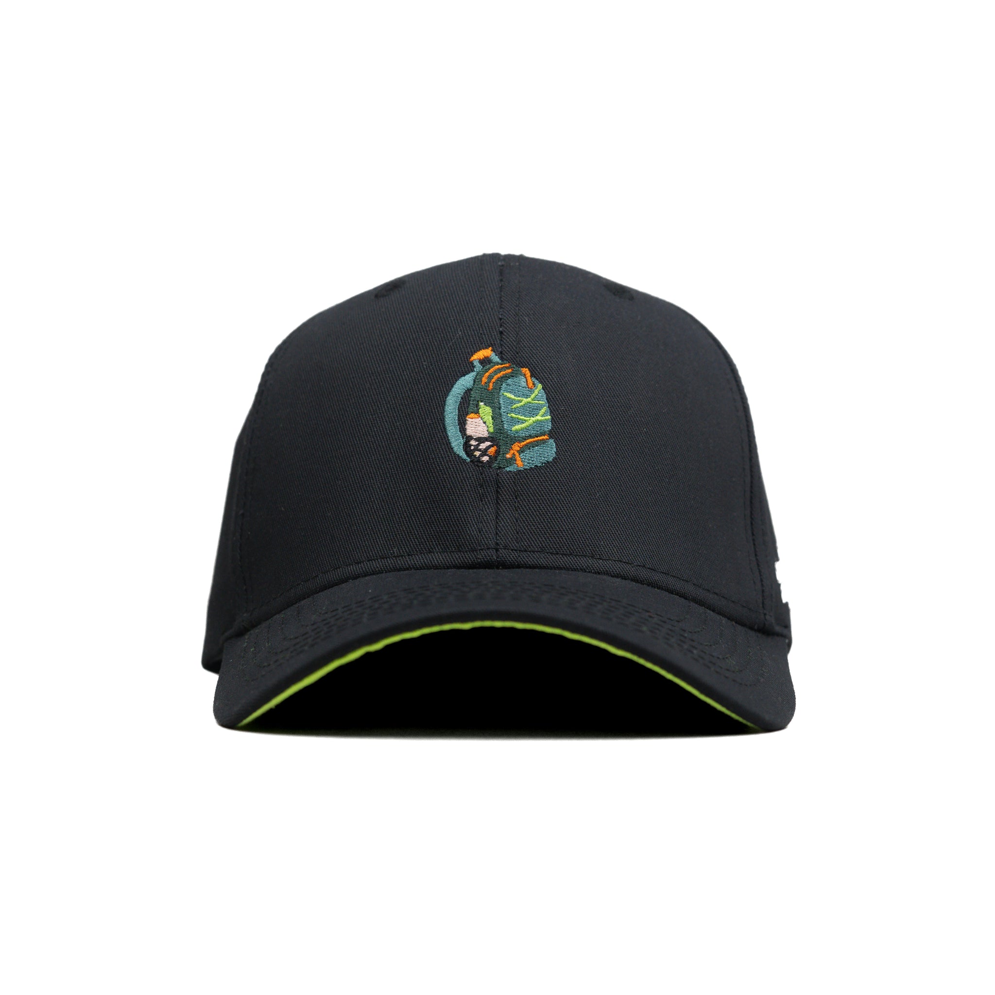 HEAD GEAR BLACK BACKPACK CAP